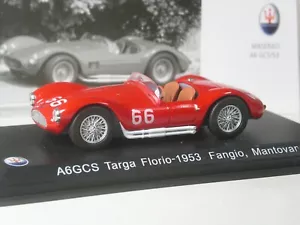 (YG-21) Whitebox Maserati A6GCS Targa Florio 1953 #66 in scala 1:43 in confezione originale - Foto 1 di 1