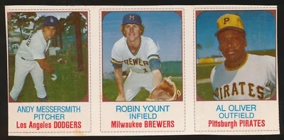 1975 Hostess Cakes *COMPLETE PANEL* #79-81 ROBIN YOUNT *RC*-MESSERSMITH-OLIVER - Image 1 of 2