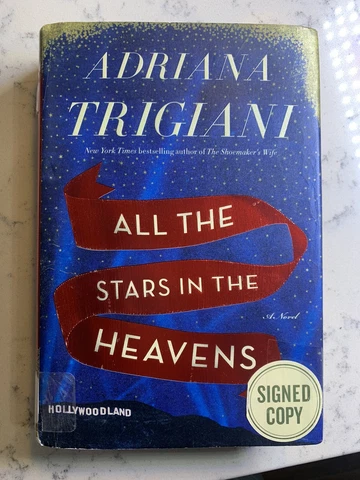 All the Stars in the Heavens Book by Adriana Trigiani Signed/Autographed HC/DJ Cover