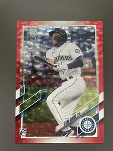 2021 Topps rote Folie/199 Evan weiß #151 Rookie RC - Bild 1 von 2