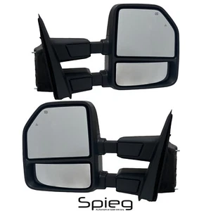 Pair Side Mirror for 2021-2024 FORD F-150 F150 with Power Heated BSM Towing Type - Picture 1 of 8