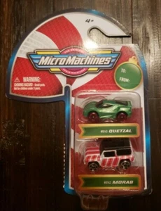 Micro Machines 2020 Navidad Holiday paquete de 2 #0143 Quetzal y #0142 Morab NUEVO - Imagen 1 de 4