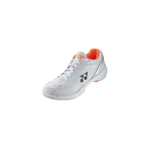 Zapato de bádminton YONEX Power Cushion 65 X3 para cancha interior (blanco/naranja) (10) - Imagen 1 de 2