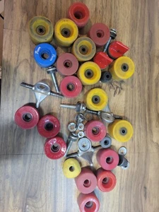 Lot Of Vintage First Flight And Pacer And More Roller skate Wheels And Parts - Picture 1 of 11