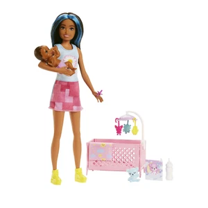 BARBIE DOLL Skipper Babysitters Inc Bedtime Set with Accessories - Picture 1 of 7
