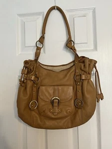 Michael Rome Design Brown Leather  Shoulder Bag 10/12/3” Used - Picture 1 of 5