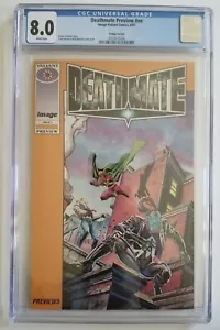 Cubierta variante naranja de Deathmate Preview CGC 8,0 (Image Valiant Comics, 1993) - Imagen 1 de 4