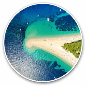 2 x Vinyl Stickers 20cm - Awesome Paradise Island Beach Holiday Cool Gift #8810 - Afbeelding 1 van 9