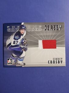 Sidney Crosby Phenoms In The Game 2006 Russia Canada 03 Jersey Piece Patch NM-M