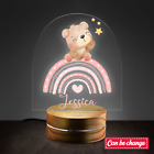 Personalized Teddy Bear Night Light, Family Gift, Lamp Decor TD-0403-KILB