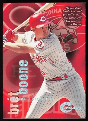 1996 Skybox Circa - Bret Boone Rave /150 Cincinnati Reds - Image 1 of 2