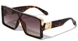 Oversized Sunglasses Designer Men Women Thick Frame Reggaeton Rapper Shades New - Picture 1 of 46
