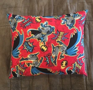 Beautiful Handmade Red Batman Accent - Throw Pillow 12" x 10" - Picture 1 of 1