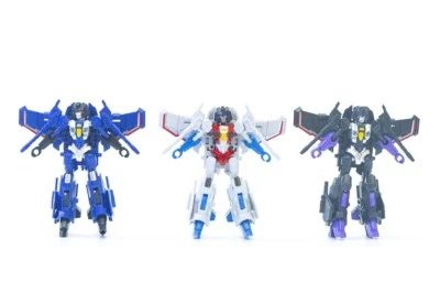 New Transform toy IF EX-27G Starscream Thundercracker Skywarp Figure in stock - Image 1 of 4