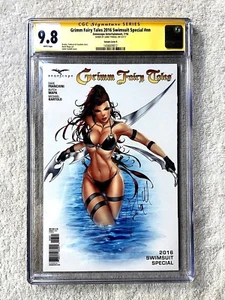 COSTUME DA BAGNO GRIMM FAIRY TALES 2016 B-var FIRMA CGC 9.8 bianco pgs e lettore omaggio - Foto 1 di 12
