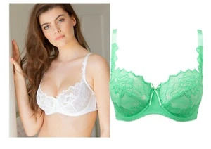 Lepel Fiore Full Cup Bra in White or Summer Green. BNWT - Picture 1 of 6