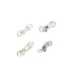 Silver Hook Clasps Connector Jump Ring Eye Clasps  Handmade Crafts Lovers