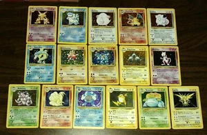 Pokemon TCG assorted 10 card - Holo + 1st edition | Base set to Neo - Picture 1 of 13