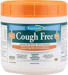 Farnam Cough Free Horse Supplement Pellets Provides Respiratory. - Picture 1 of 4
