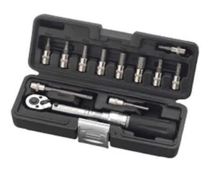 Bike Hand Adjustable Torque Wrench Set 1/4" Driver 3-15Nm T20/25/30 3 4 5 6 8mm+ - Picture 1 of 7