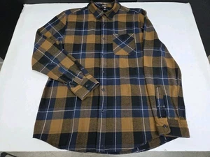 Volcom Herren Langarm Knopfleiste Modern Fit Flanell Karo Hemd XL #7816 - Bild 1 von 11