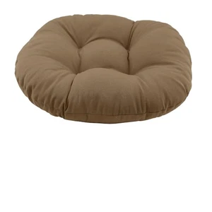 18 inch Round Solid Twill Footstool Cushion  93301-18IN-TW-TF - Picture 1 of 2