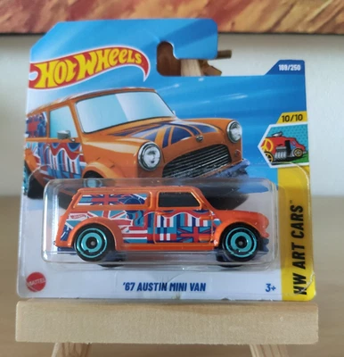Hot Wheels '67 Austin Mini Van 2025 169/250 HW Art Cars 10/10 JBB00 - Immagine 1 di 2
