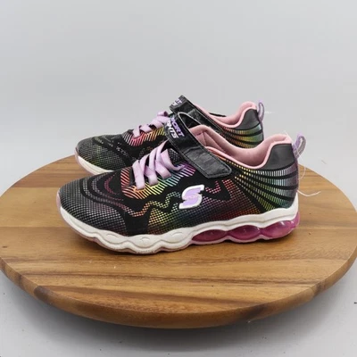 Skechers Sport TPR Suela Ilumina Micropec Max Gancho y Lazo Tenis Niñas 2 Foto 1 de 4