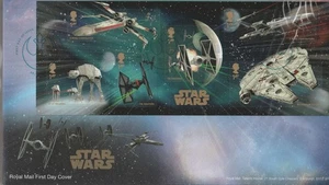 GB - 2015 Star Wars MS Elstree Borehamwood First Day Cover - Picture 1 of 2