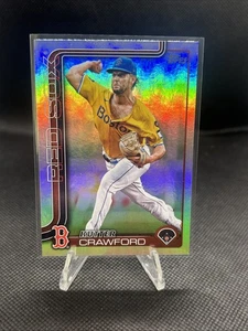 2024 Topps Kutter Crawford Red Sox Rainbow Foil #515 Boston Pitcher - Picture 1 of 2
