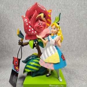 Figura Disney Britto Alicia en el País de las Maravillas 7" de Enesco 70 Aniversario Leer - Imagen 1 de 9