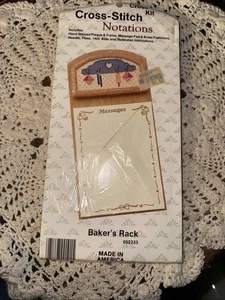 Cross Stitch Notations Counted Kit "rolling Pin +" Notes List Vintage Sealed - Picture 1 of 4