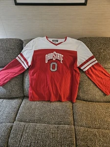 Ohio State Buckeyes Women's 3XL Pullover Shirt Long Sleeve T By Profile Varsity - Picture 1 of 6