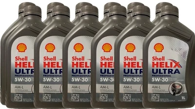 Shell Helix Ultra Professional AM-L 5W 30 Motoröl 12x1 Liter BMW LL-04 - Bild 1 von 3