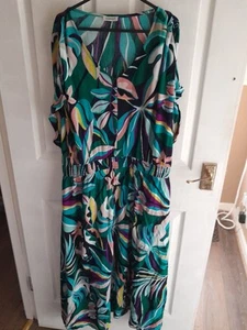 **DAMART** Long Stretch Dress Size 18 - Picture 1 of 2