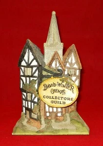 David Winter Cottages Collector's Guild Special Piece "Village Scene" 1986 EUC - Bild 1 von 5
