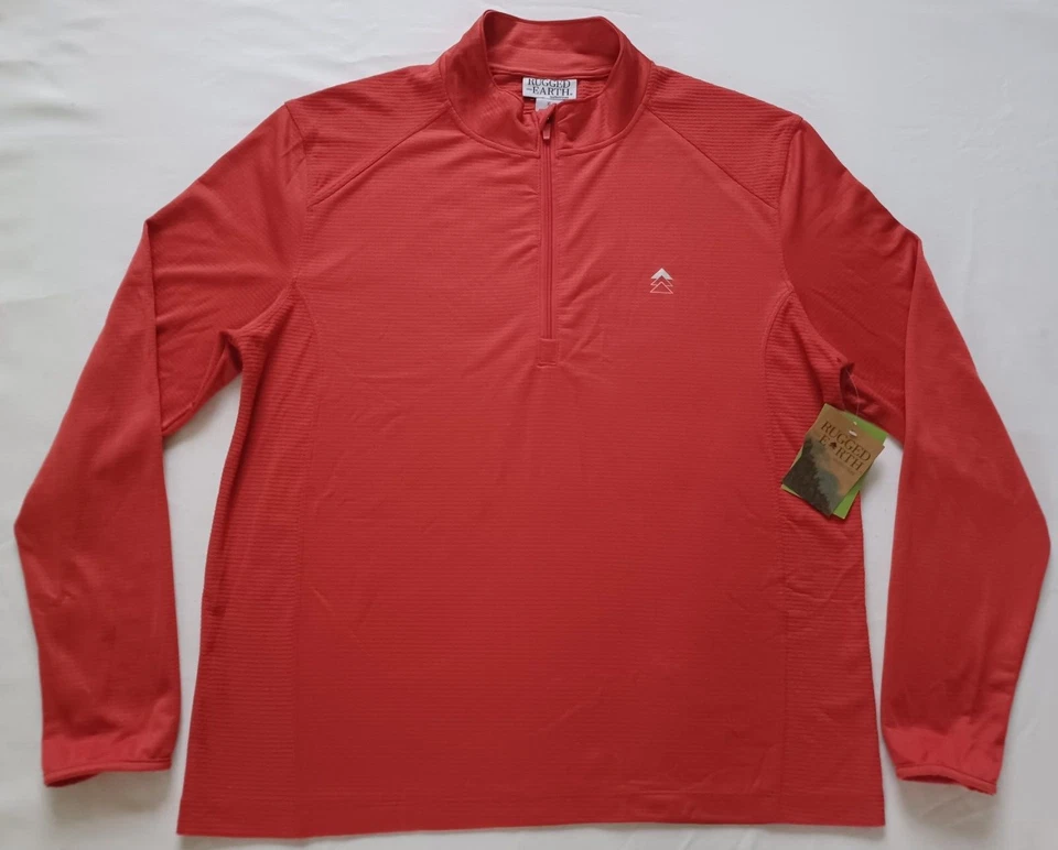Camisa Pullover Manga Larga Rugged Earth Outfitters 1/3 Cremallera Frontal Talla XL Foto 1 de 4