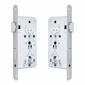 PZ Einsteckschloss D55 mm / E72 mm Stulp 20x235x3 mm Haustürschloss Klasse 3 - Bild 1 von 6