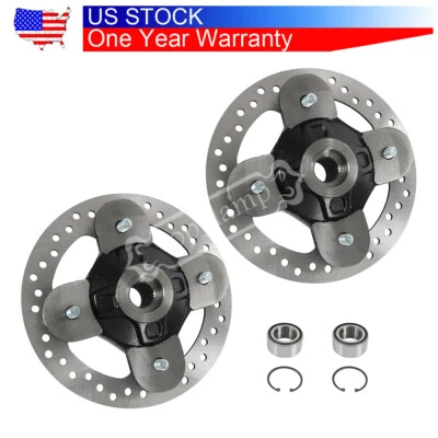 For Polaris RZR XP 1000 14-22 New Front Rear Wheel Hub Rotor W/Studs 5139265-067 - Image 1 of 4