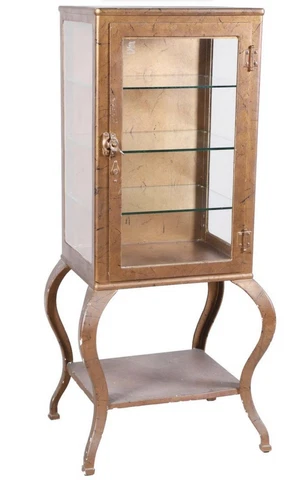 Antique Apothecary Cabinet Medical Cabinet Industrial Display Cabinet 1920’s Cover