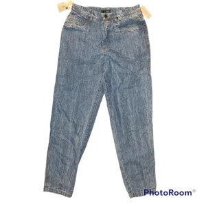 Vintage Lizwear Damen Straight Leg Jeans Blau Light Wash Denim 12 Neu - Bild 1 von 9