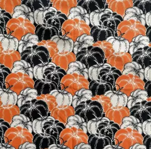Halloween Fall Fabric Pumpkin Patch Fabric 100% Cotton Quilting Fabric BTHY - Picture 1 of 2