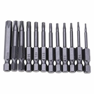 12Pcs 50mm Magnetic solid Torx Head Screwdriver Bits Electric Screwdriver Set - Picture 1 of 1