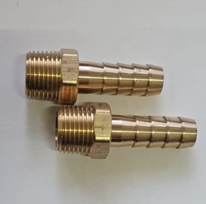 1/4 BSP x 5/16= 8mm Messingschlauch Heckluftkompressoren 2 - Bild 1 von 1