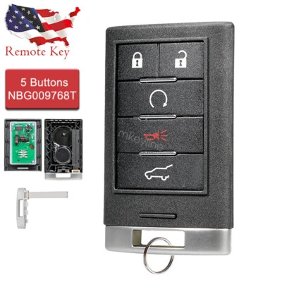 Mando a distancia para Cadillac SRX 2010 2011 2012 2013 2014 2015 entrada NBG009768T Foto 1 de 4