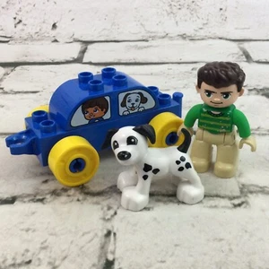 Duplo Replacement Pieces Car Dalmatian Dog Boy Green Sweater - Picture 1 of 6