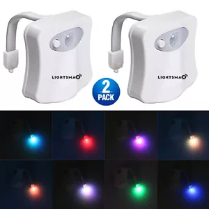 Lightsmax Toilet LED Light- Motion Activated Improve Safety at Night - Picture 1 of 7