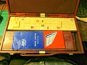 Vintage RummyTile Game w/ Carry Case 106 Tile Set - Picture 1 of 6
