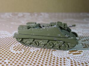 595X Rare Toy Old Johillco UK Char M7 Priest US Army WWII L 5.6 CM