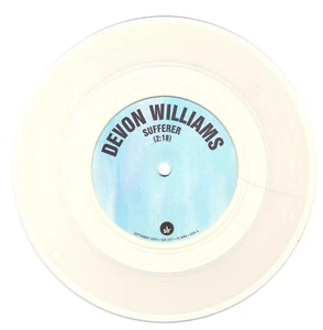 Devon Williams, Sufferer / Who Cares about Forever 7" Clear Vinyl - New - Imagen 1 de 5